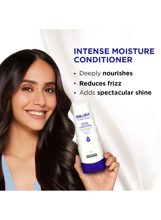 BBLUNT Intense Moisture Conditioner With Vitamin E & Jojoba For Dry & Frizzy Hair - 250 Grams - Image 3